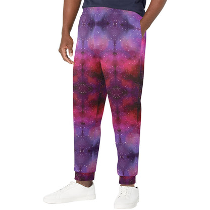 galaxy Design Print Pattern JJ0238 Men's Casual Track Pants