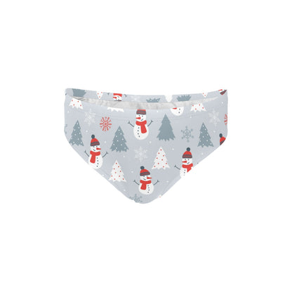Snowman Print Design LKS302 Men's Swimming Briefs