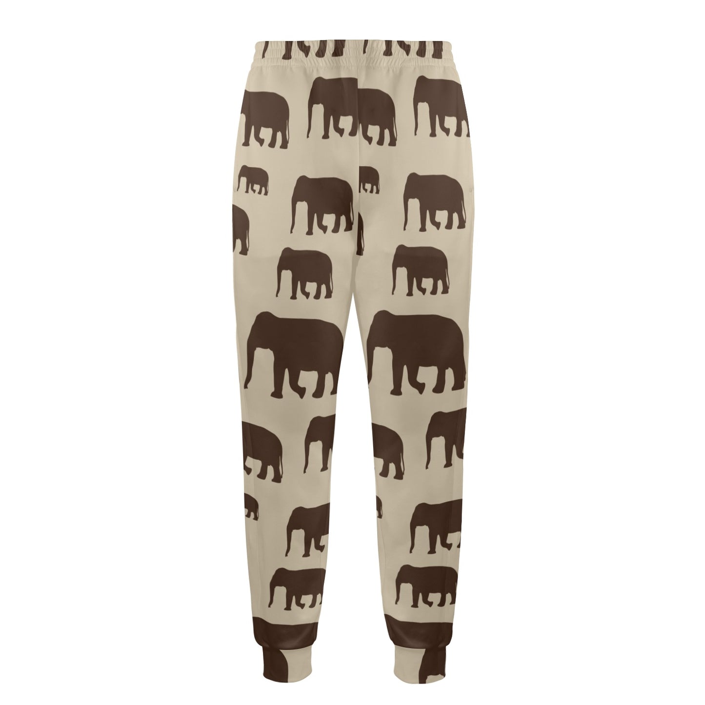 elephant Design Print Pattern JJ0186 Men's Casual Track Pants