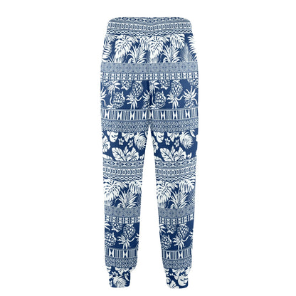 Hawaiian Themed Pattern Print Design H020 Men's Casual Track Pants