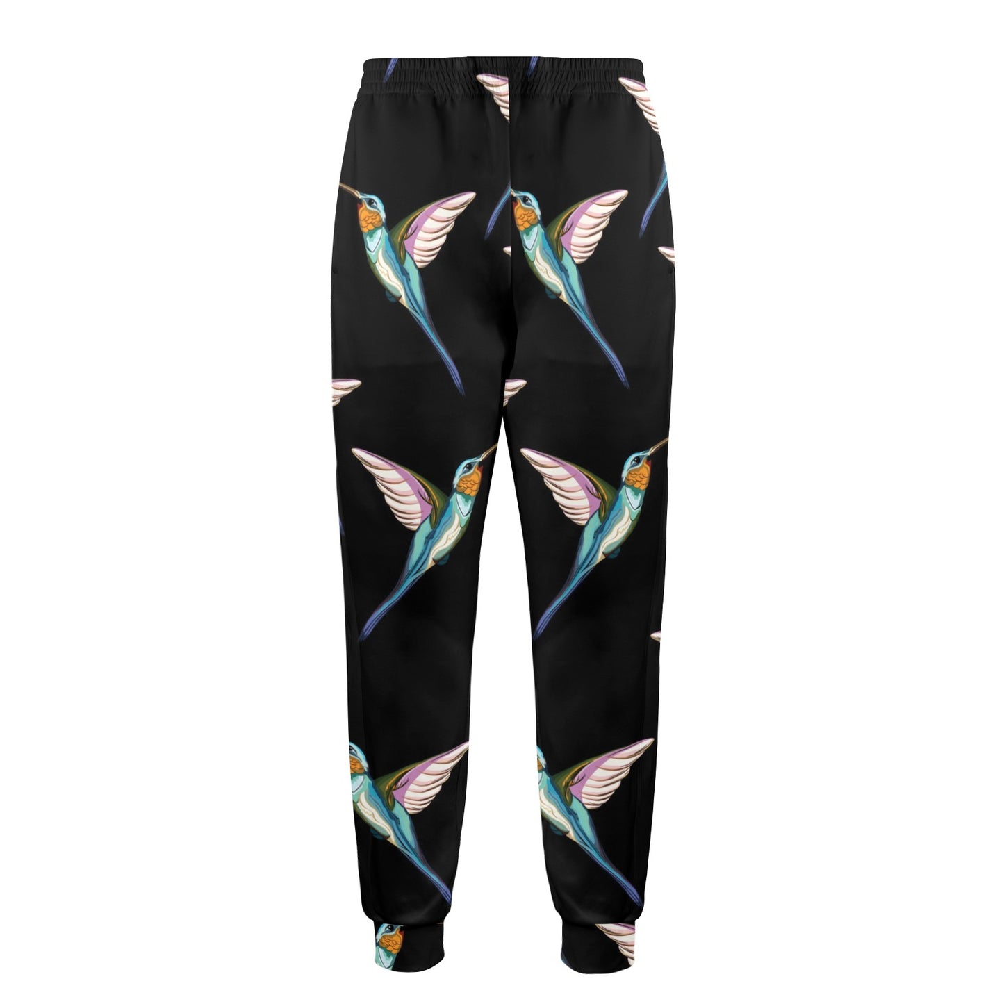 Hummingbird Pattern Print Design 06 Men's Casual Track Pants
