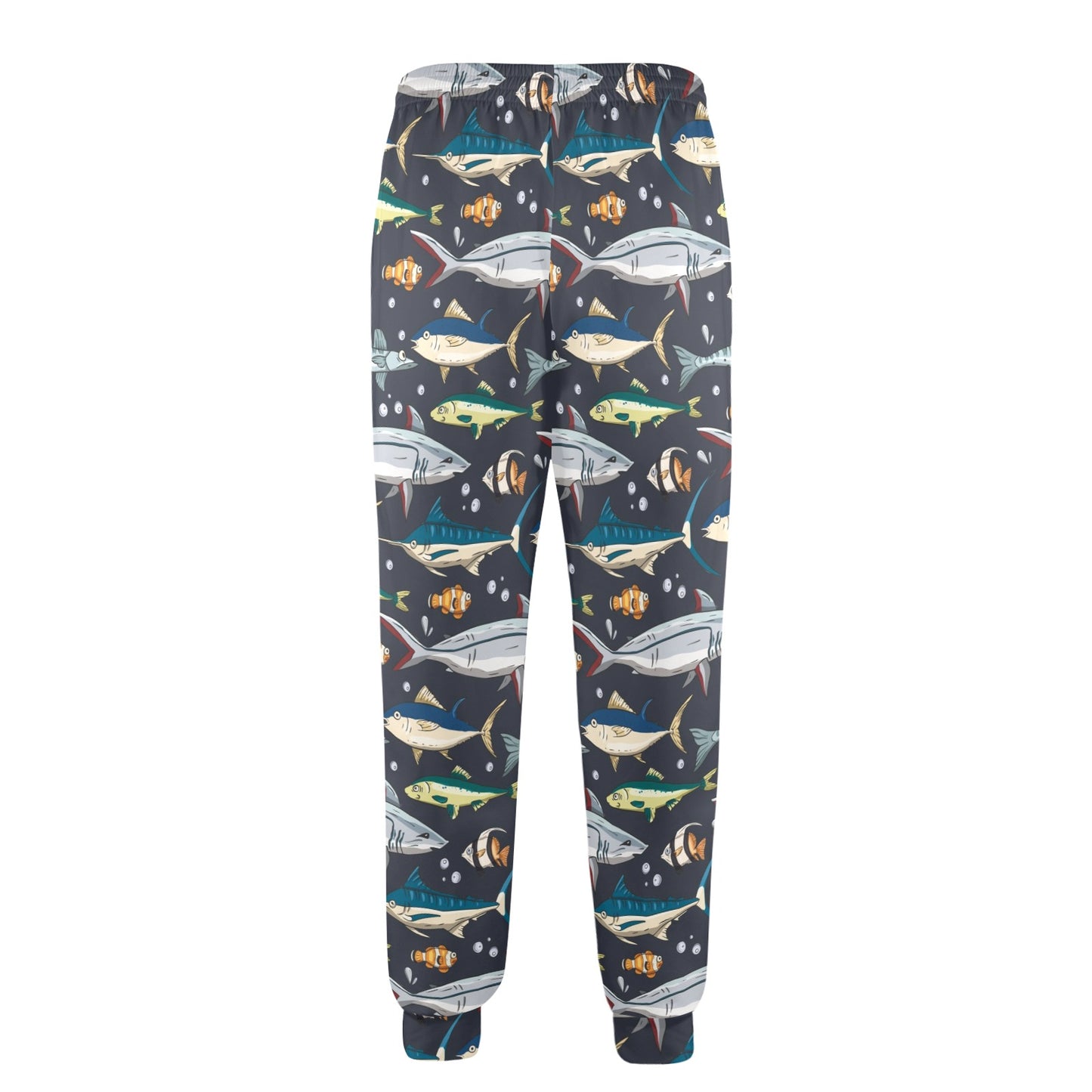 Swordfish Pattern Print Design 04 Men's Casual Track Pants