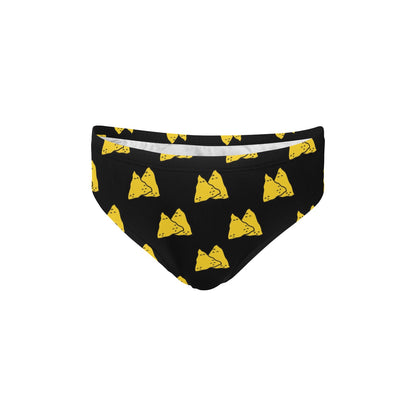 Nachos Pattern Print Design A02 Men's Swimming Briefs