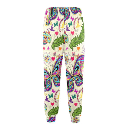 Butterfly Colorful Indian Style Men's Casual Track Pants