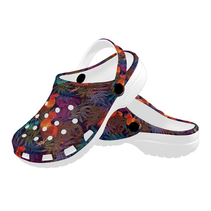 Rooster Print Style Unisex Clogs Shoes