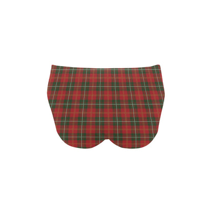 Holiday Tartan Plaid Pattern Men's Swimming Briefs