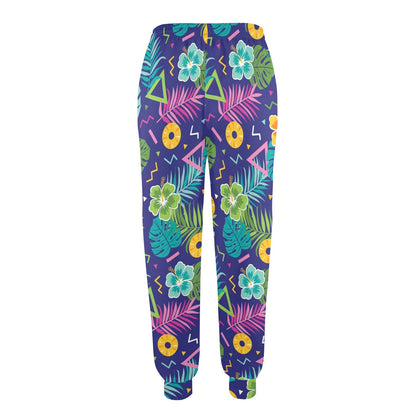 Hawaiian Themed Pattern Print Design H014 Women's Casual Track Pants