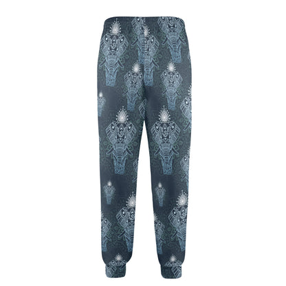 Elephant Mandala Men's Casual Track Pants