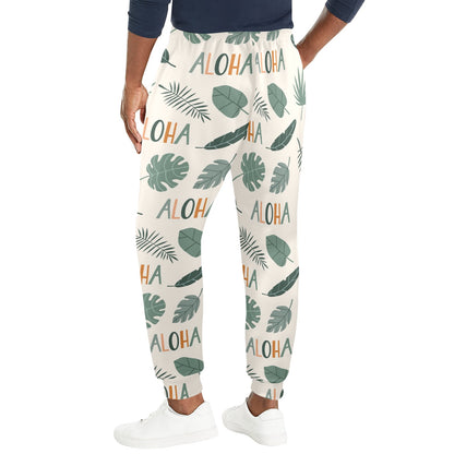 Aloha Hawaii Pattern Print Design 05 Men's Casual Track Pants