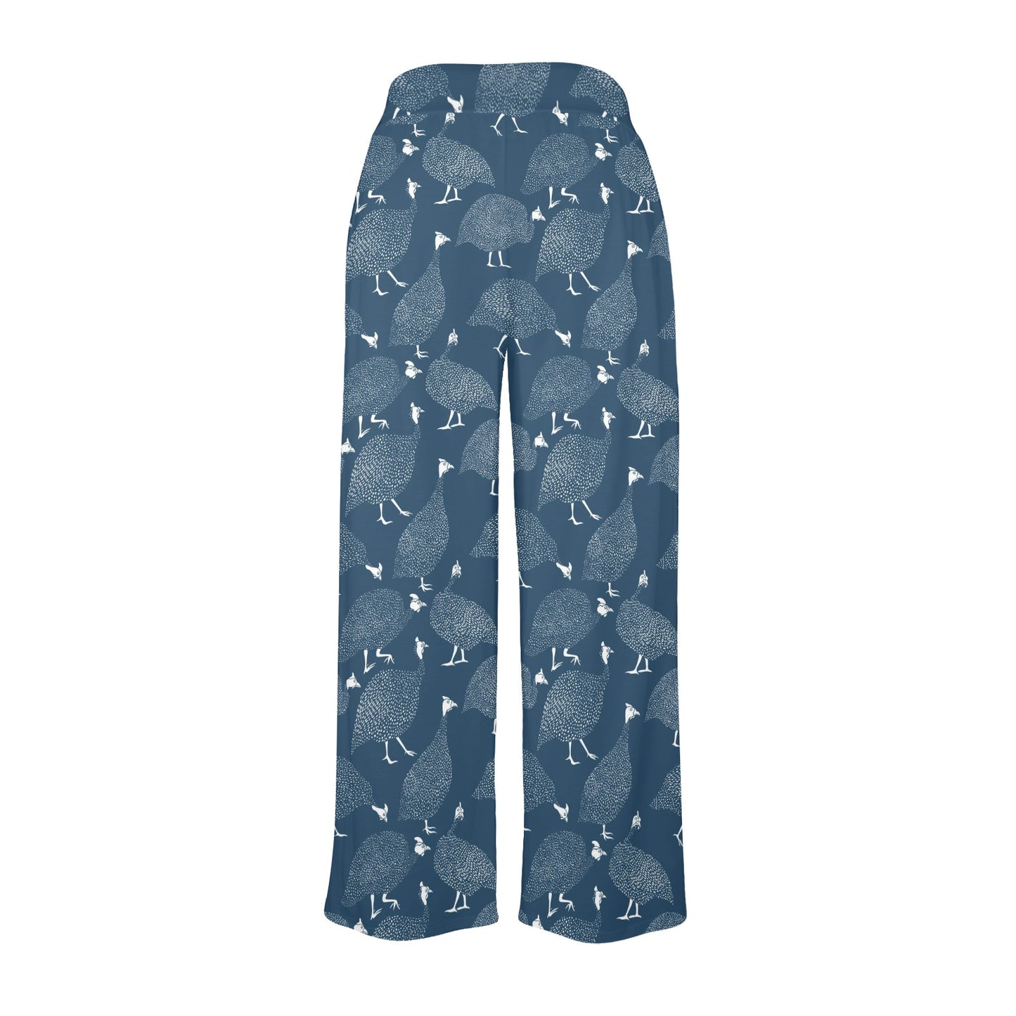 Guinea Fowl Print Design LKS401 Women's Wide Leg Lounge Pants