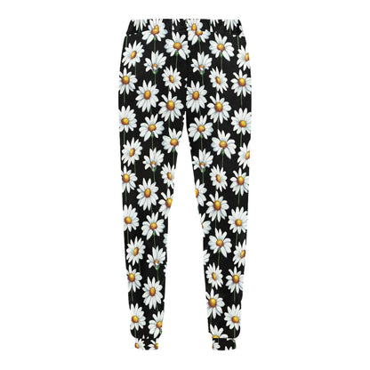 Daisy Print Pattern Men's Sweatpants