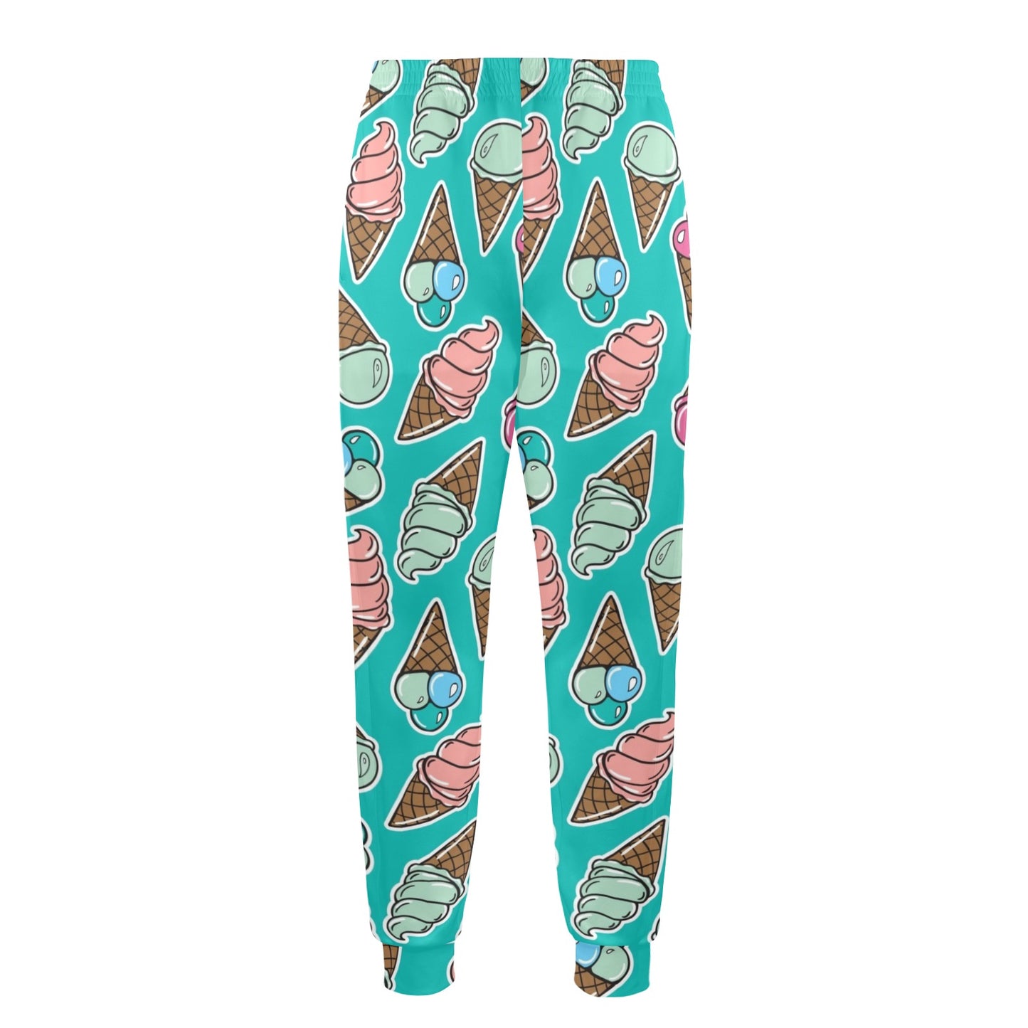 Ice Cream Pattern Print Design IC01 Men's Casual Track Pants