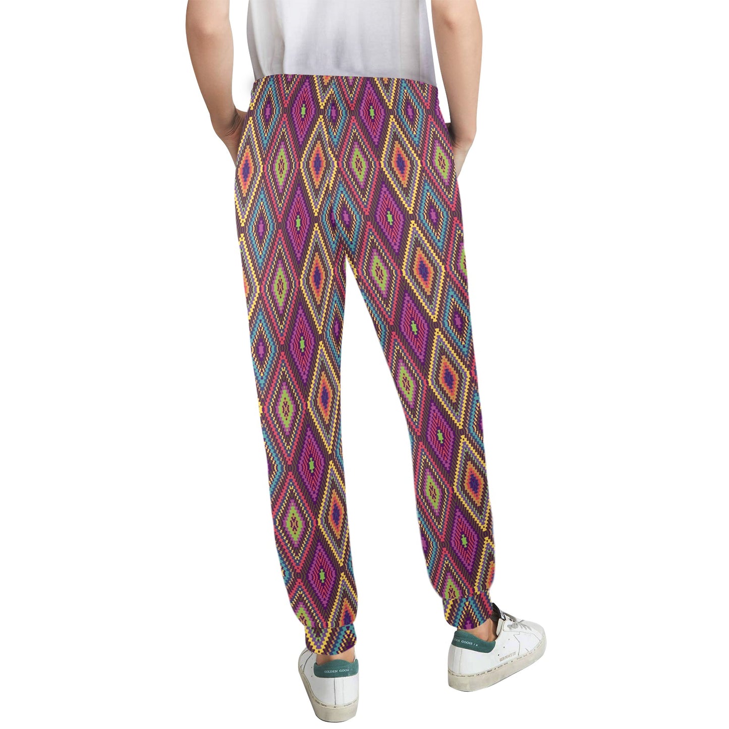 Southwestern Print Women's Casual Track Pants