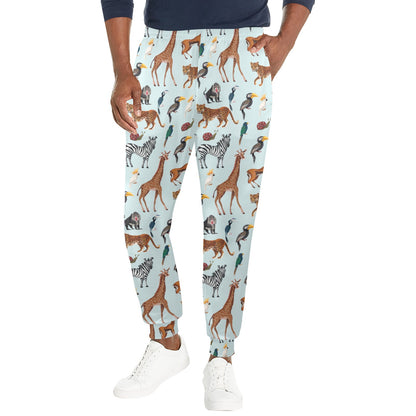 Safari Animal Print Design LKS306 Men's Casual Track Pants