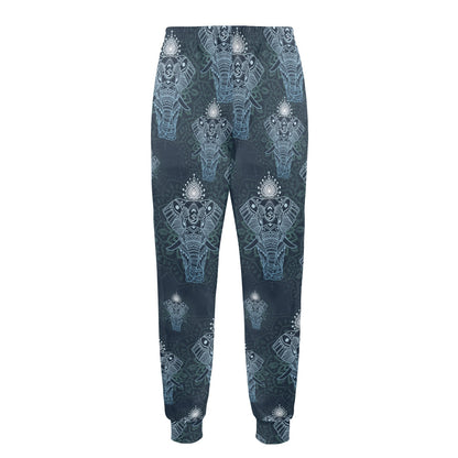 Elephant Mandala Men's Casual Track Pants