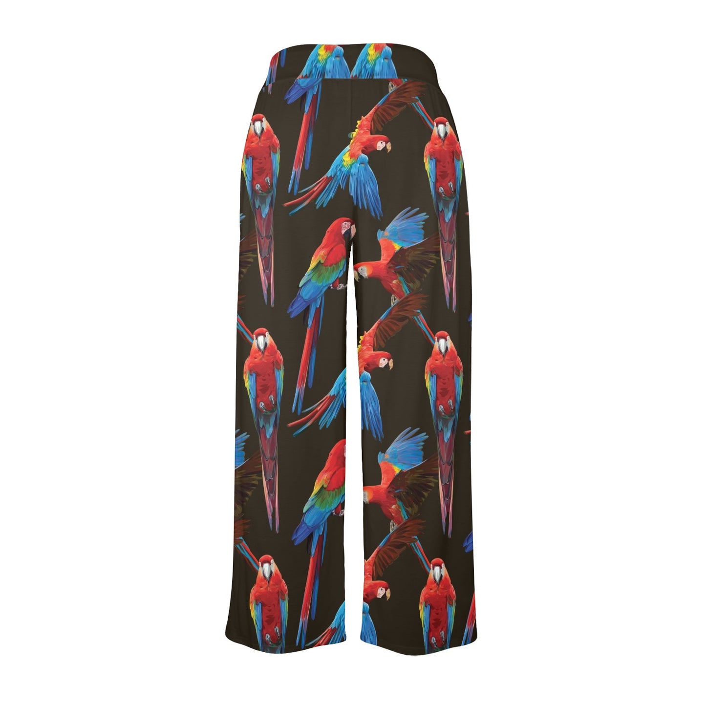 Macaw Pattern Print Design 04 Women's Wide Leg Lounge Pants