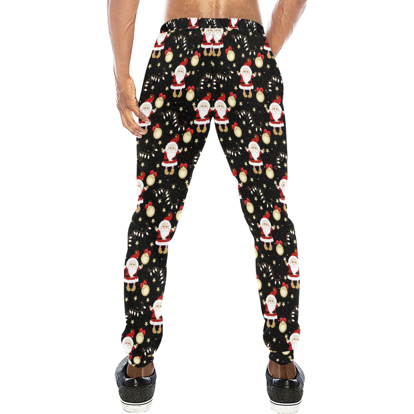 Santa Christmas Themed Print Design LKS307 Men's Sweatpants