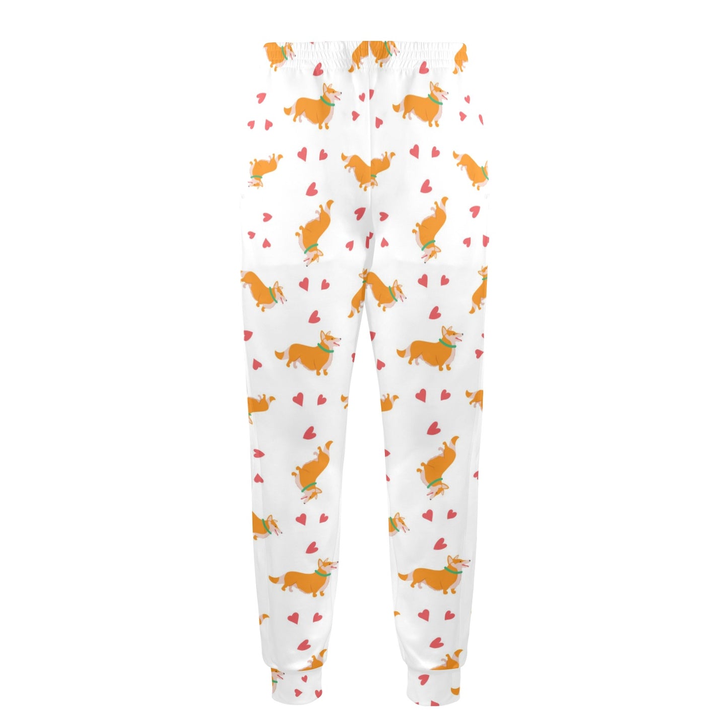 Cardigan Welsh Corgis Pattern Print Design 04 Men's Casual Track Pants