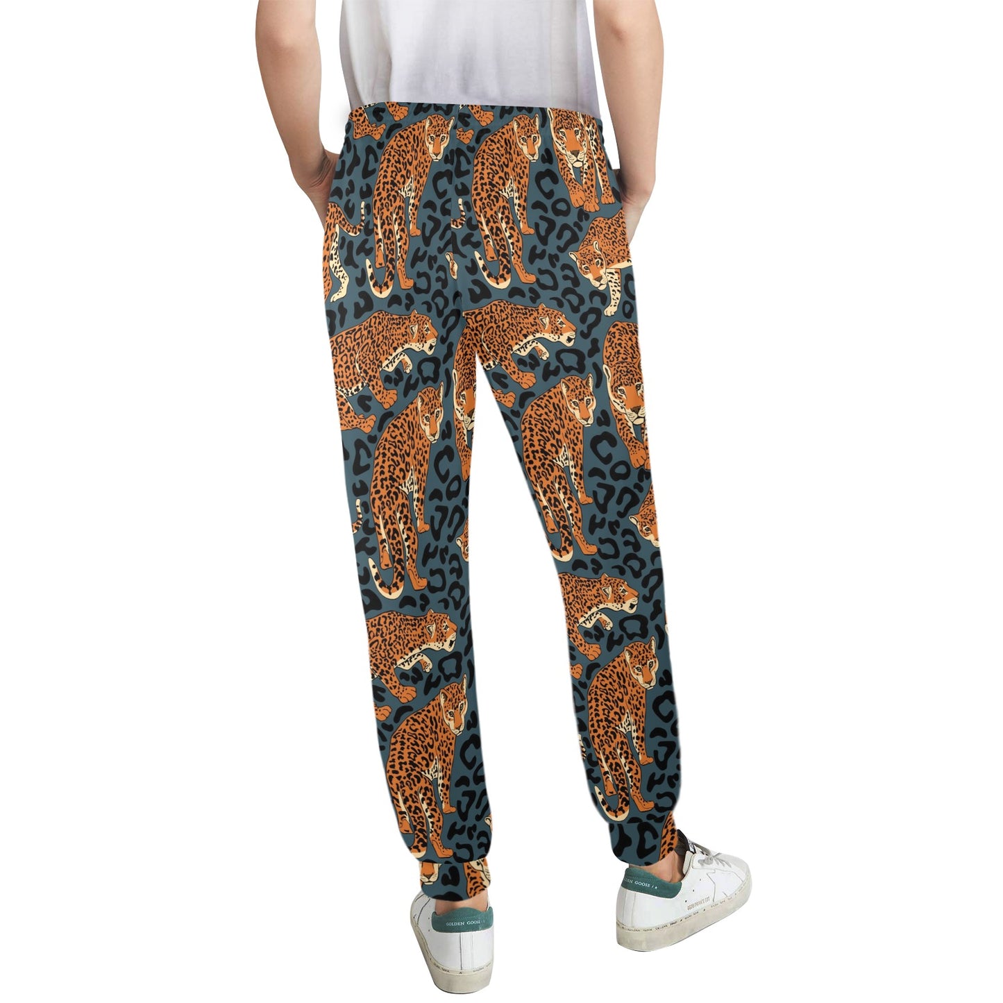 Jaguar Pattern Print Design 04 Women's Casual Track Pants