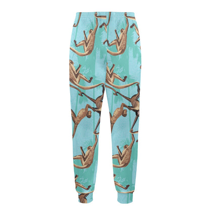Monkey Pattern Print Design 04 Men's Casual Track Pants