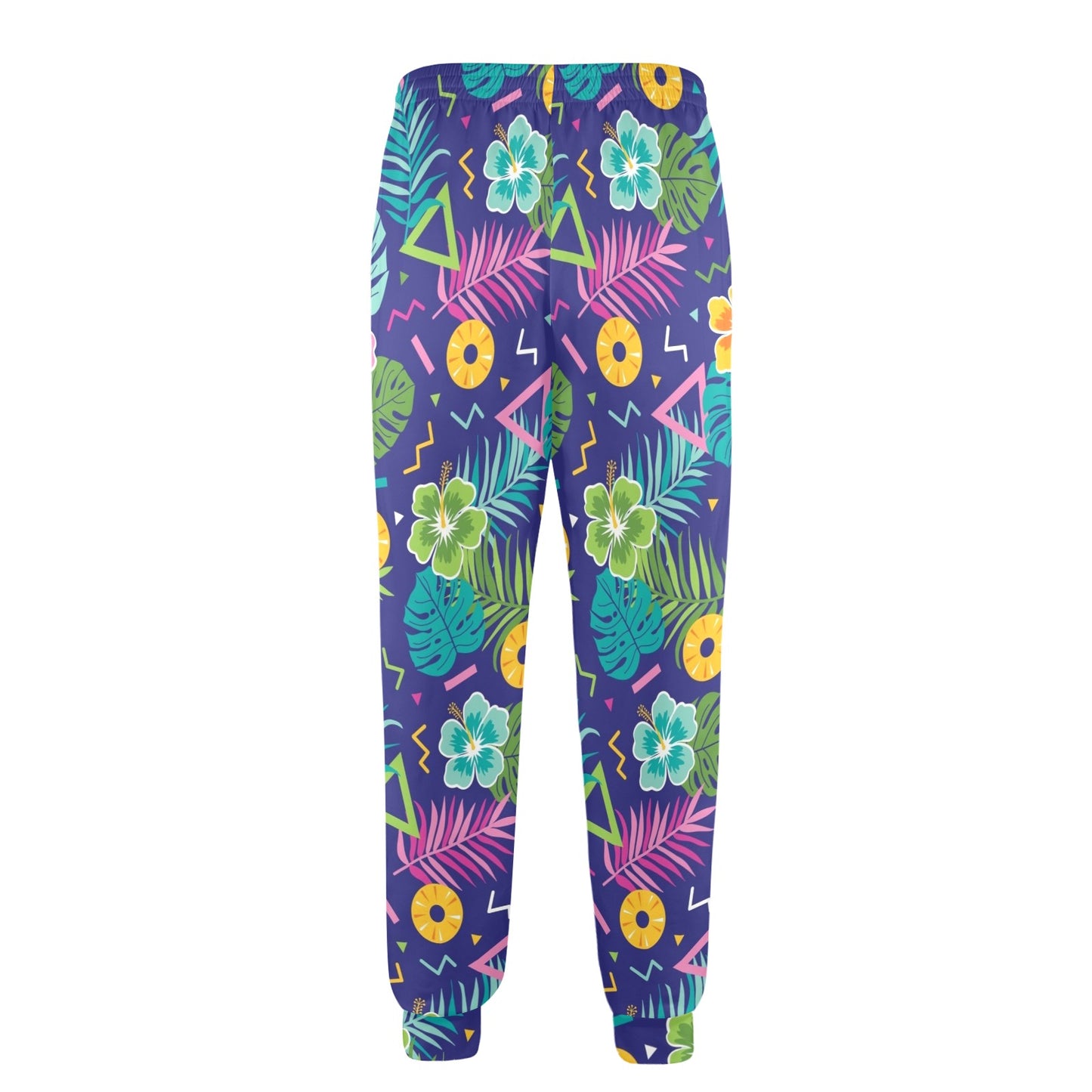 Hawaiian Themed Pattern Print Design H014 Men's Casual Track Pants