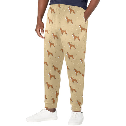Boxers Pattern Print Design 02 Men's Casual Track Pants
