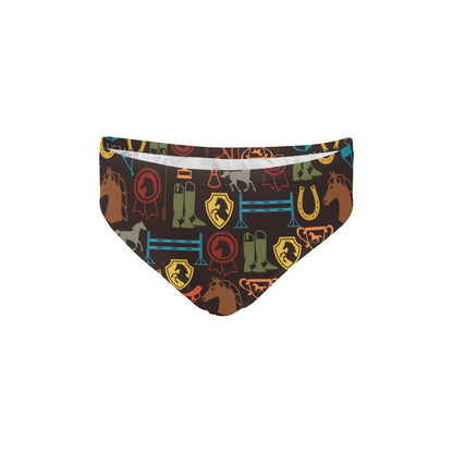 Equestrian Equipment Horse Colorful Men's Swimming Briefs