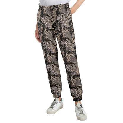 Paisley Mandala Design Print Women's Casual Track Pants