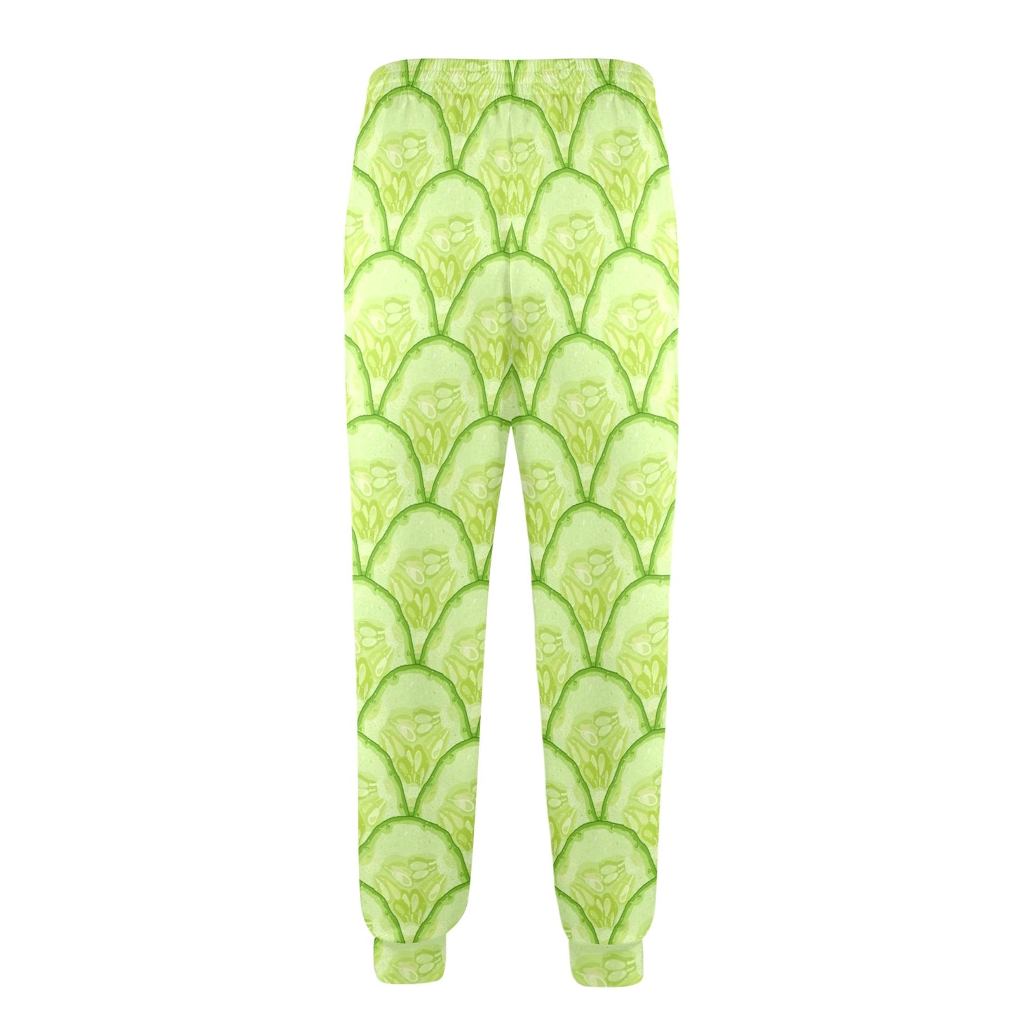 Cucumber Pattern Print Design CC04 Men's Casual Track Pants