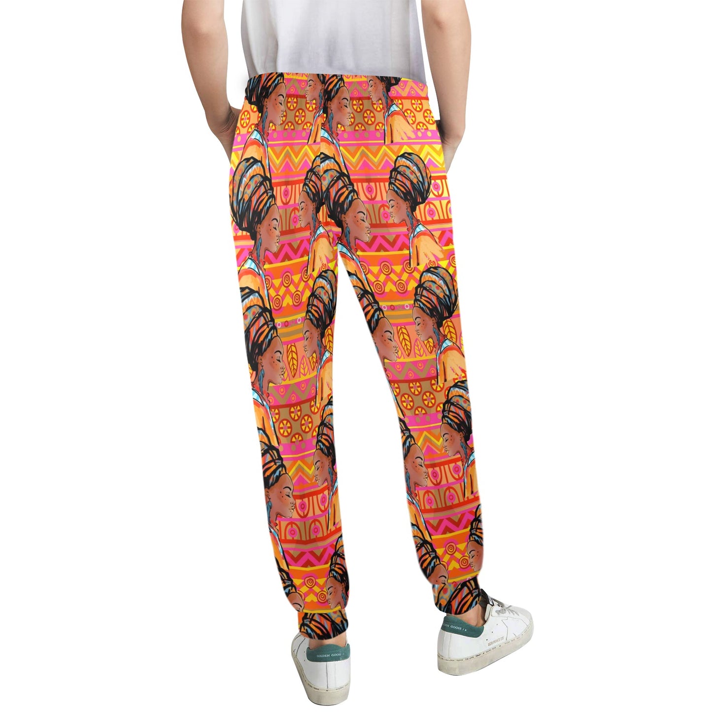 African Girl Aztec Women's Casual Track Pants