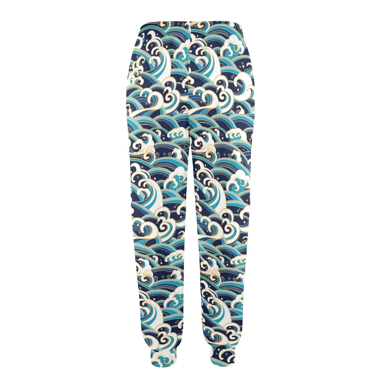 Surf Wave Pattern Women's Casual Track Pants
