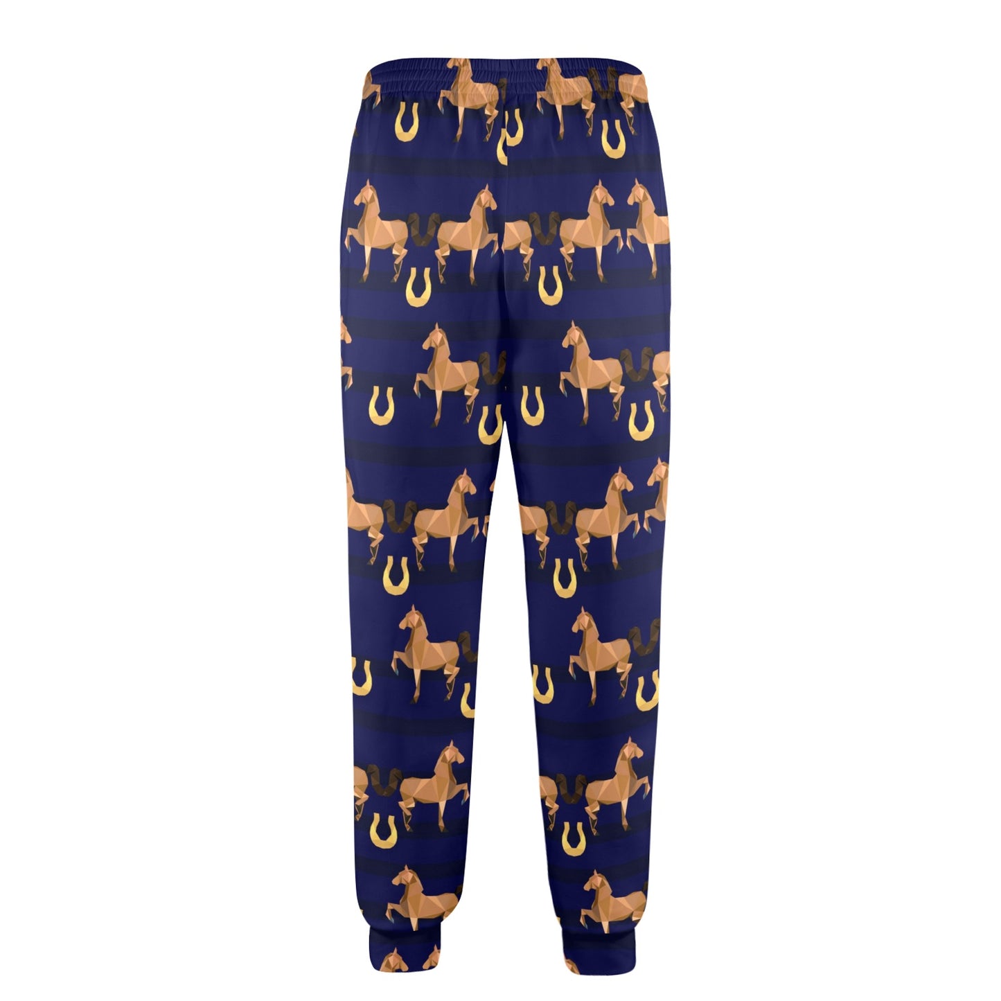 Horse Luxury Themed Pattern Print Men's Casual Track Pants