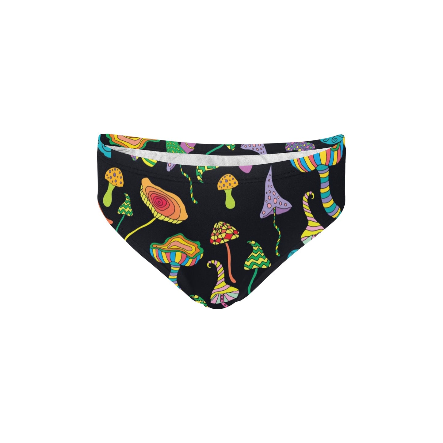 Psychedelic Mushroom Pattern Print Design A02 Men's Swimming Briefs