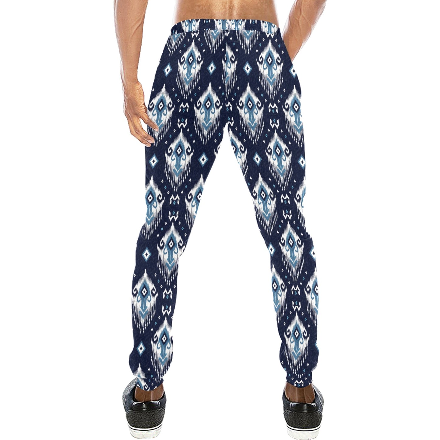 Ethnic Ornament Print Pattern Men's Sweatpants