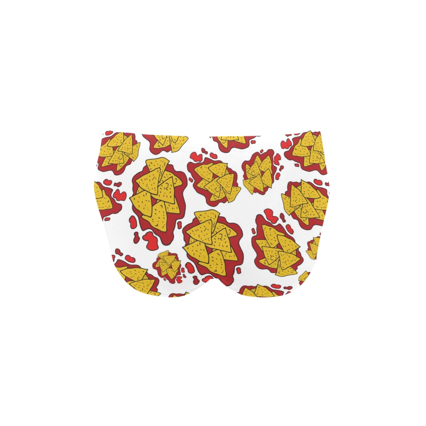 Nachos Pattern Print Design A03 Men's Swimming Briefs