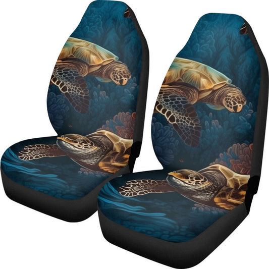 Sea turtle Underwater Themed Car Seat Covers