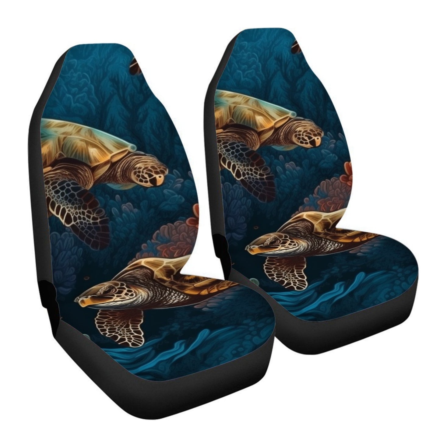 Sea turtle Underwater Themed Car Seat Covers