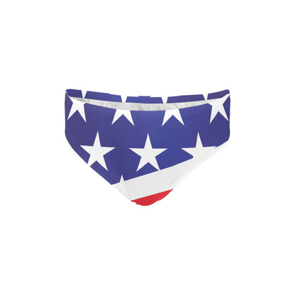 American flag Print Men's Swimming Briefs