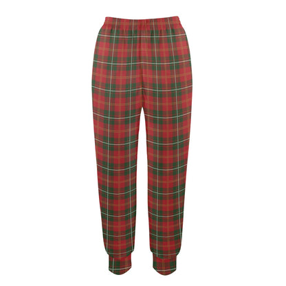 Holiday Tartan Plaid Pattern Women's Casual Track Pants