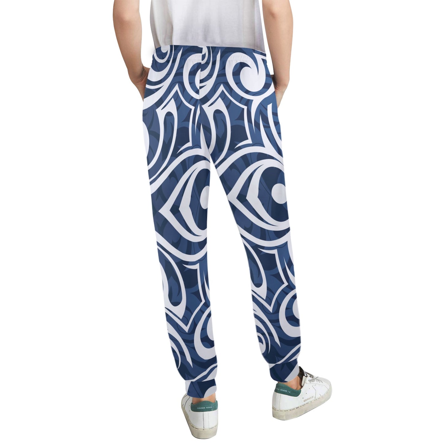 Maori Pattern Print Design 01 Women's Casual Track Pants