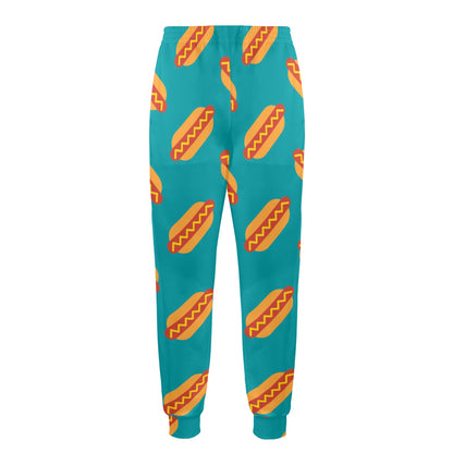 Hot Dog Pattern Print Design 03 Men's Casual Track Pants