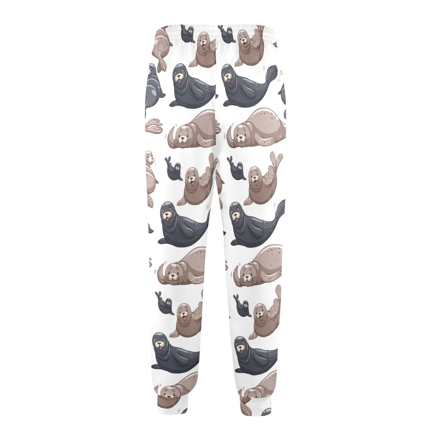 Sea Lion Pattern Print Design 02 Men's Casual Track Pants