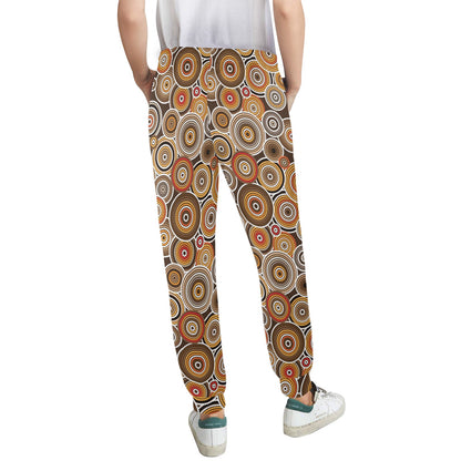 Aboriginal Print Design LKS402 Women's Casual Track Pants