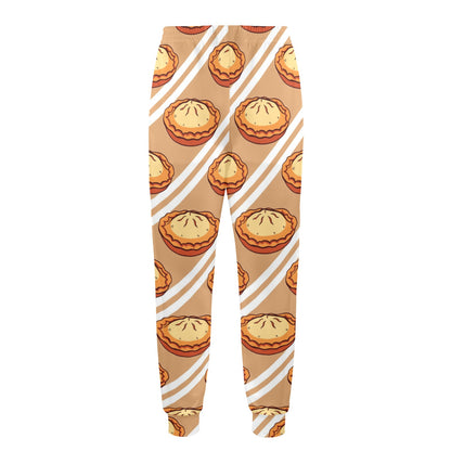 Pie Pattern Print Design A02 Men's Casual Track Pants
