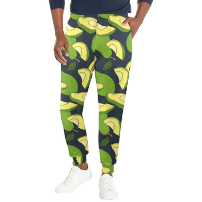Avocado Pattern Print Design AC013 Men's Casual Track Pants