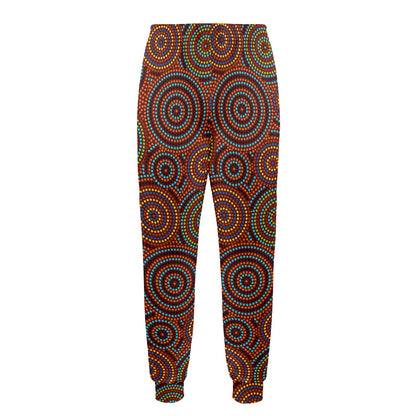 Aboriginal Print Design LKS403 Men's Casual Track Pants
