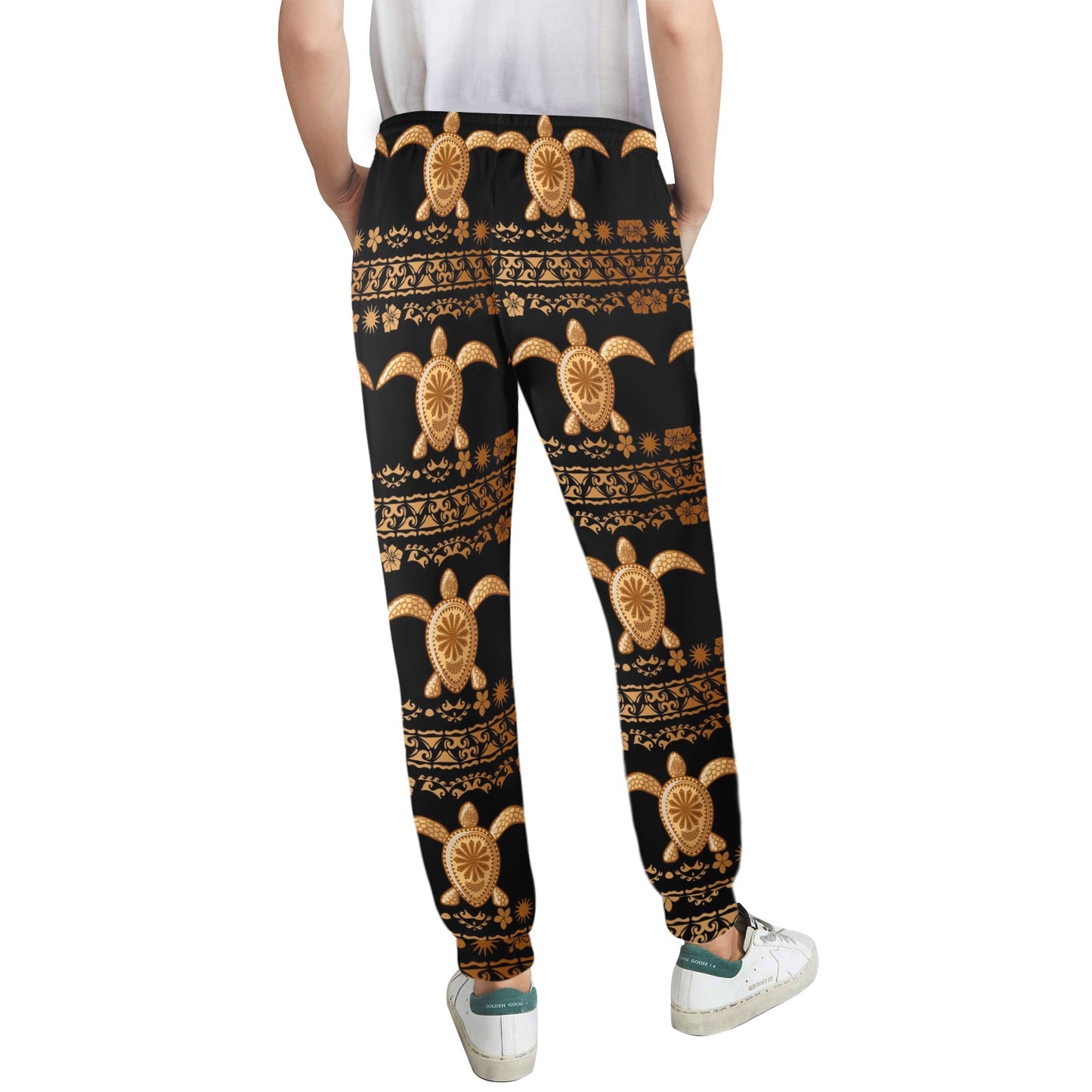 Tribal Sea turtle Polynesian Hawaiian Women's Casual Track Pants