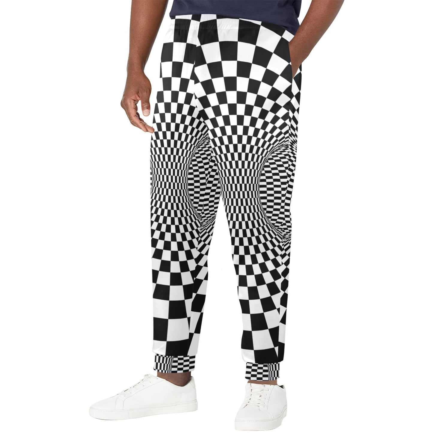 Optical illusion Projection Torus Men's Casual Track Pants