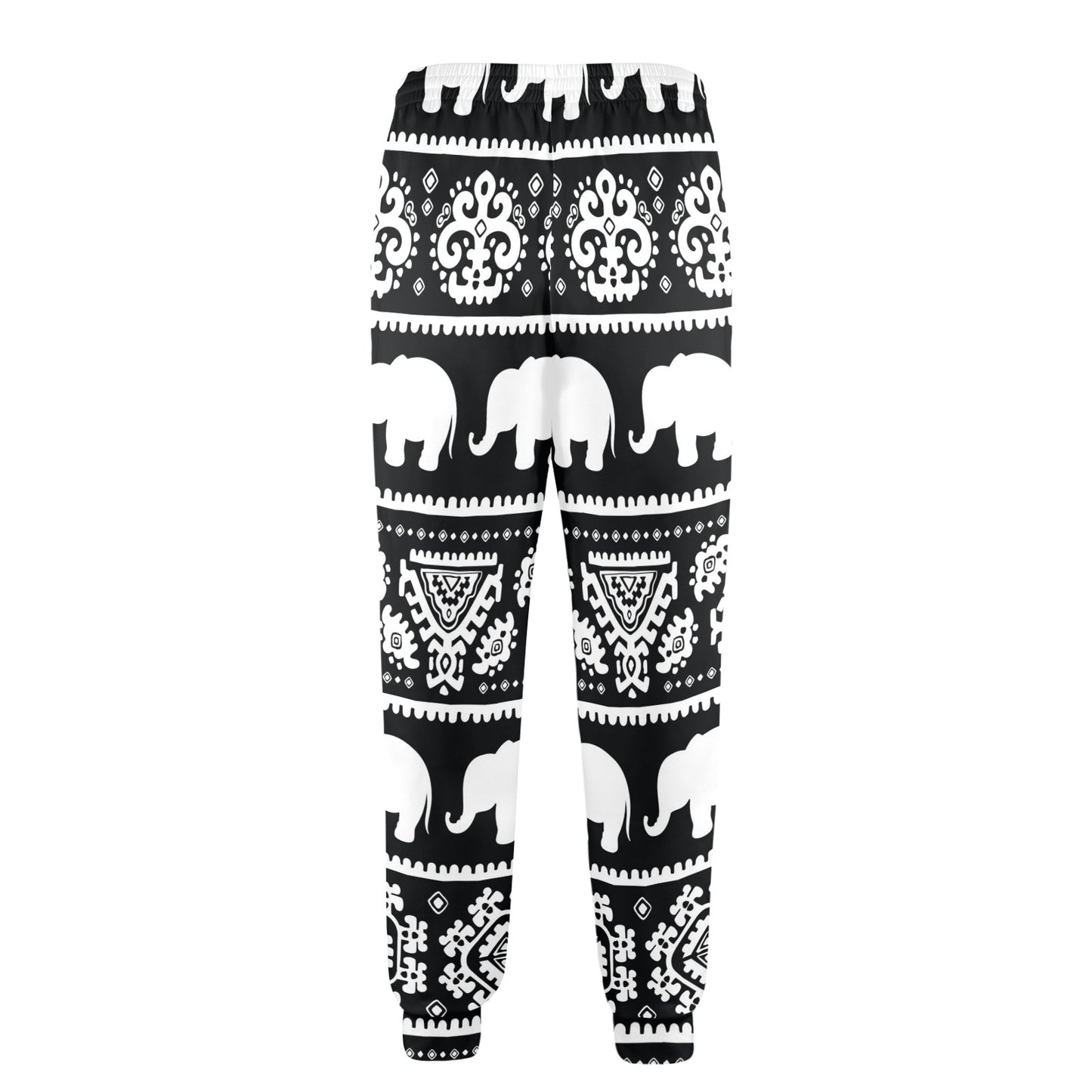 Elephant Pattern Men's Casual Track Pants