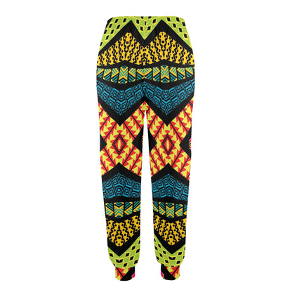 Kaleidoscope Pattern Print Design 05 Women's Casual Track Pants